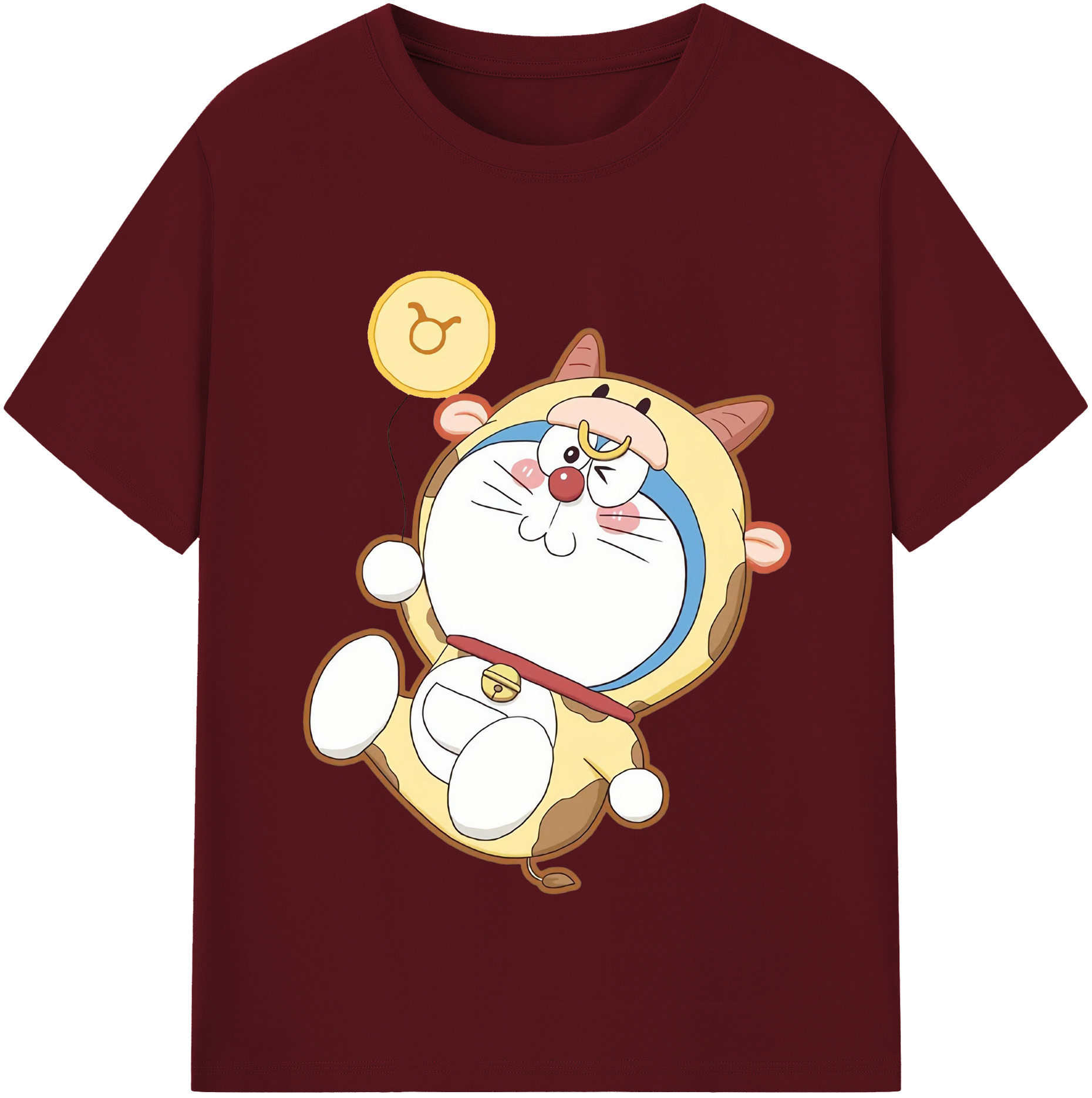 （画像用） ドラえもん Doraemon 綿100％半袖Tシャツ（フロントプリント）